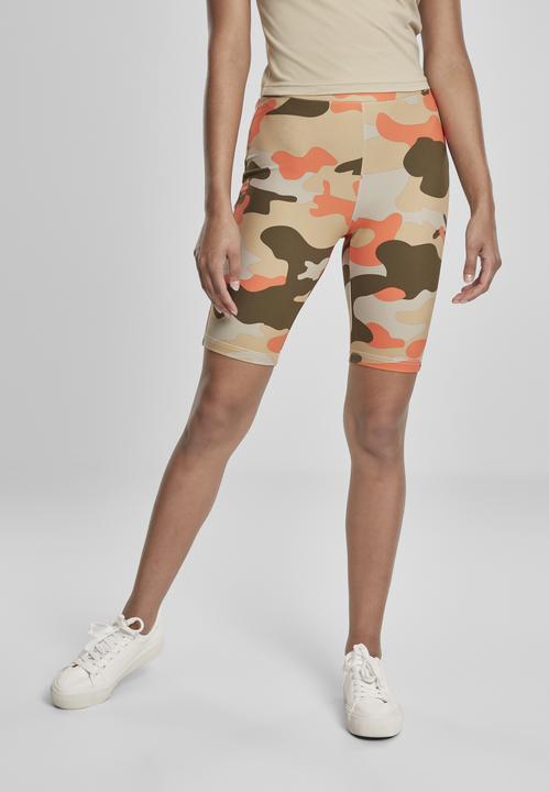 Actual product image Urban Classics Ladies High Waist Camo Tech Cycle Shorts (XXL)