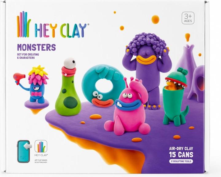 Produktbild Hey Clay Monsters Set 15er-Pack 15er Pack 15018CEE15