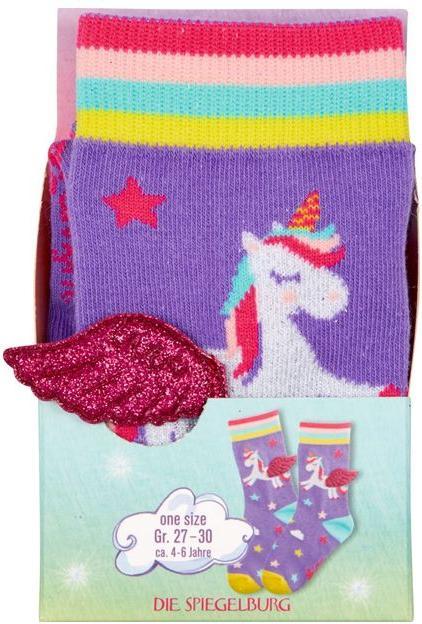 Actual product image Die Spiegelburg Socken mit Flgeln Einhorn-Paradies (27 - 30)
