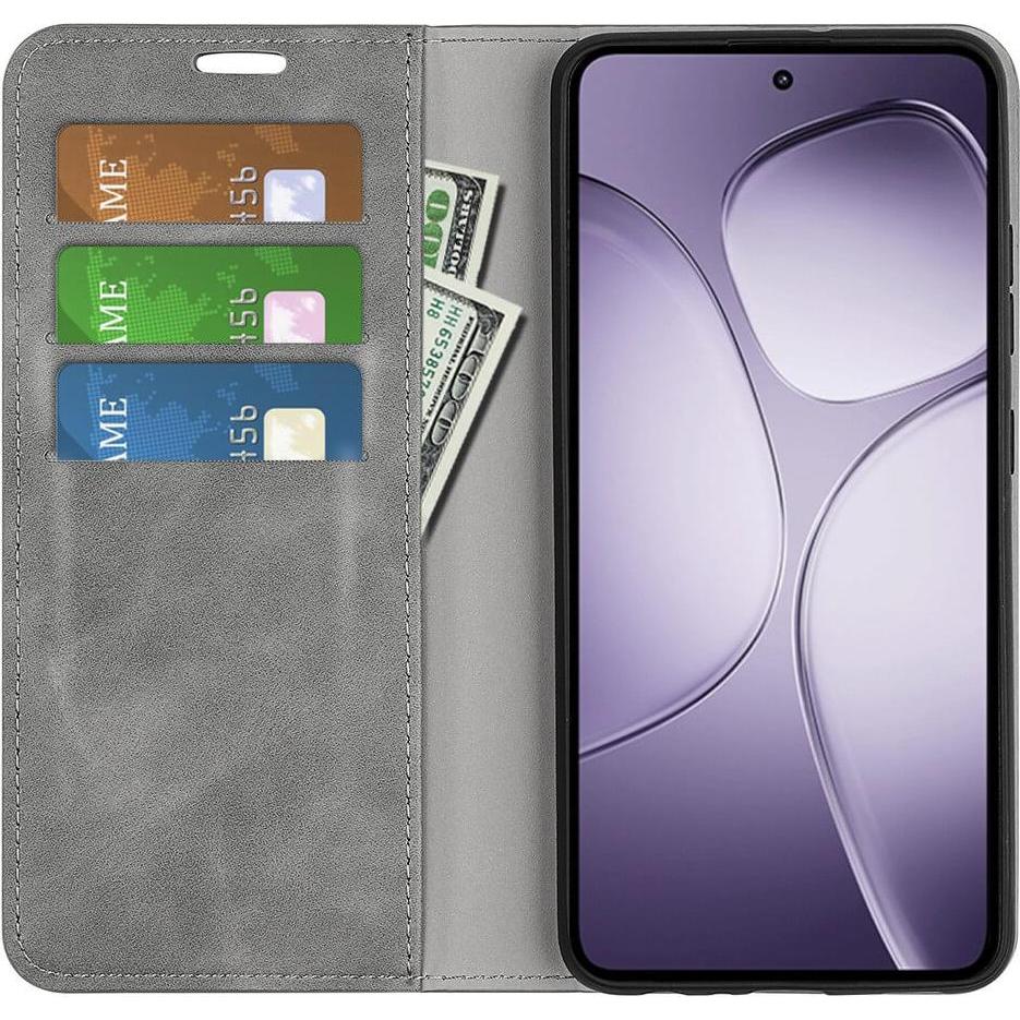 Thumbnail - Cover-Discount Xiaomi 14T Pro - Stand Flip Case Hülle (Xiaomi 14T Pro), Smartphone Hülle, Grau