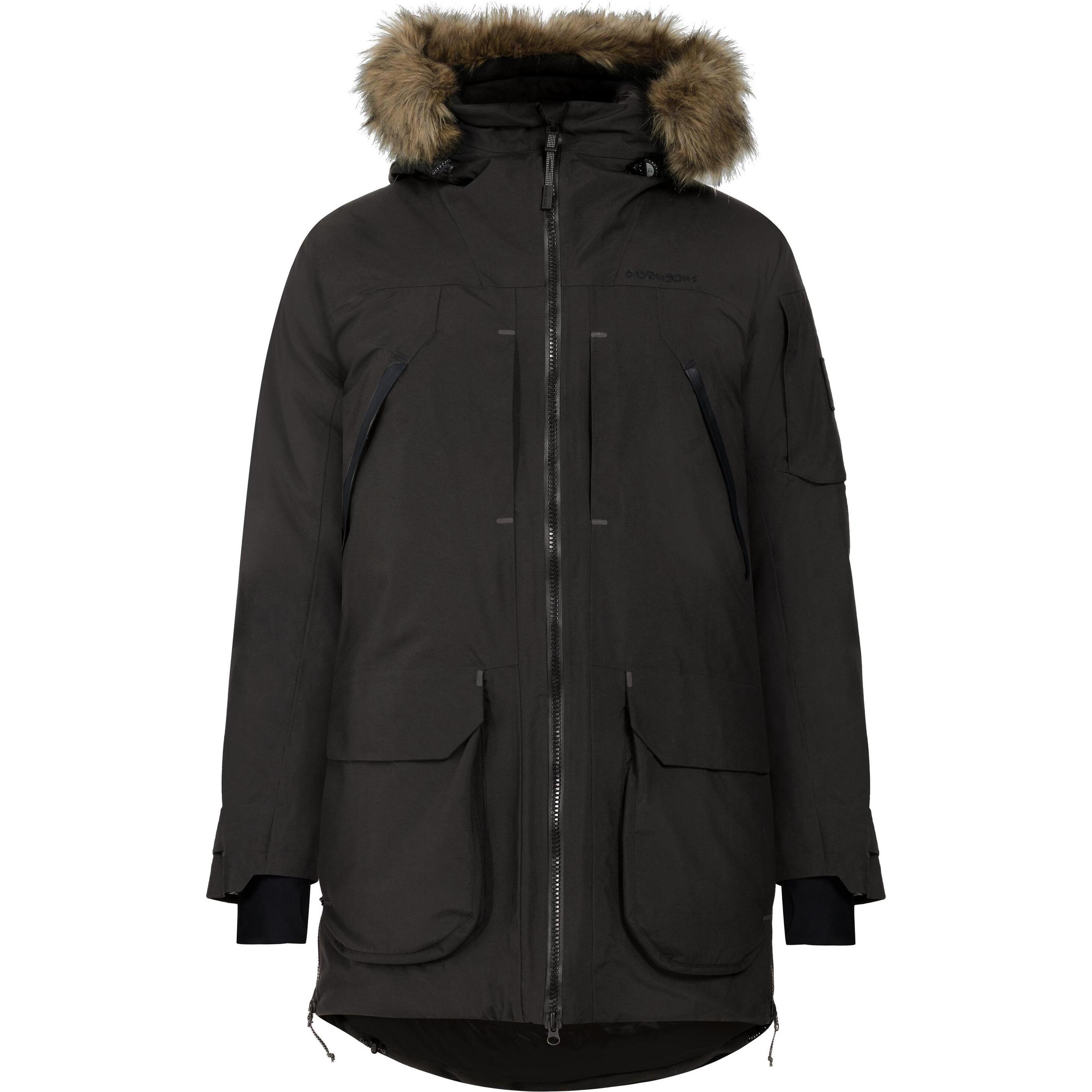 Didriksons, Herren, Jacke, Zeus USX Parka 2 (XXL), Schwarz, XXL