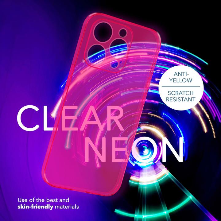Immagine prodotto Nalia Copertura in silicone trasparente al neon (Apple iPhone 14 Pro)