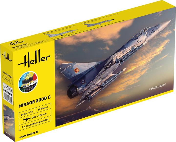 Actual product image Heller STARTER KIT Mirage 2000 C