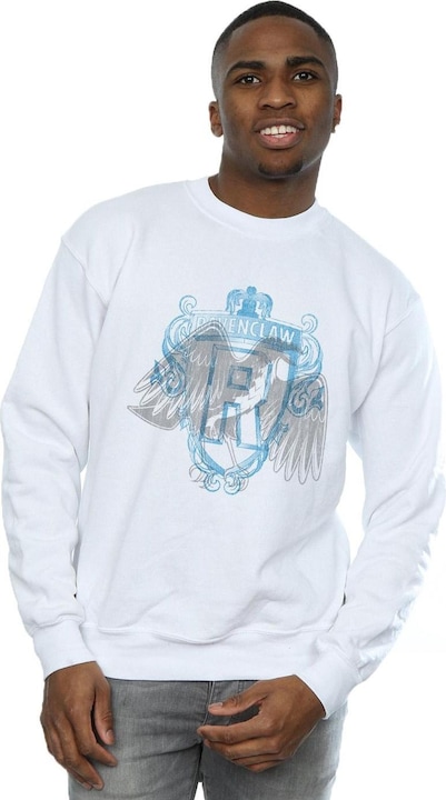 Actual product image Mens Ravenclaw Raven Crest Sweatshirt (M)