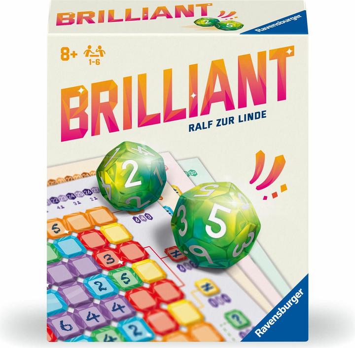 Image du produit Ravensburger 23491 - Brilliant - Jeu pour les amateurs de dés à partir de 8 ans - jeu de société adapté (Allemand, Anglais, Espagnol, Français, Italien, Néerlandais, Portugais, 1 - 6 Joueur)