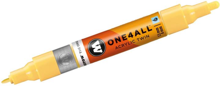 Produktbild Molotow Marqueur pour Maquettes - One4All Twin - Acrylique Vanille Pastel - 1,5/4mm - -115 - 15 cm (Vanille Pastell, 4 mm, 1 x)