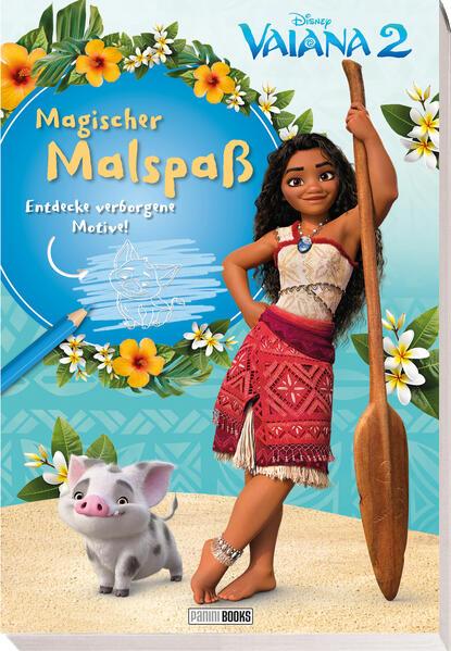 Panini Disney Vaiana 2: Magischer Malspass - Entdecke verborgene Motive!