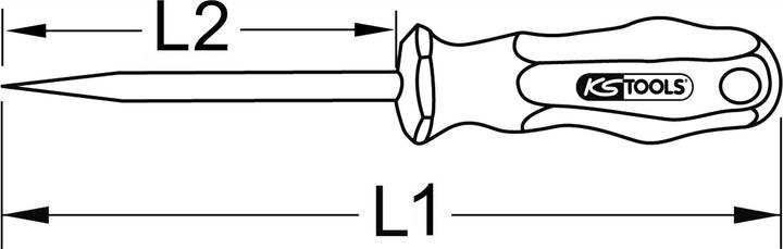 Actual product image KS Tools BRONZEplus square awl