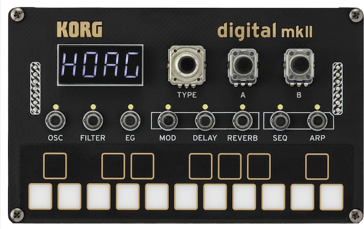 Korg Synthétiseur NTS-1 mkII, Possibilité d'entrée : touches