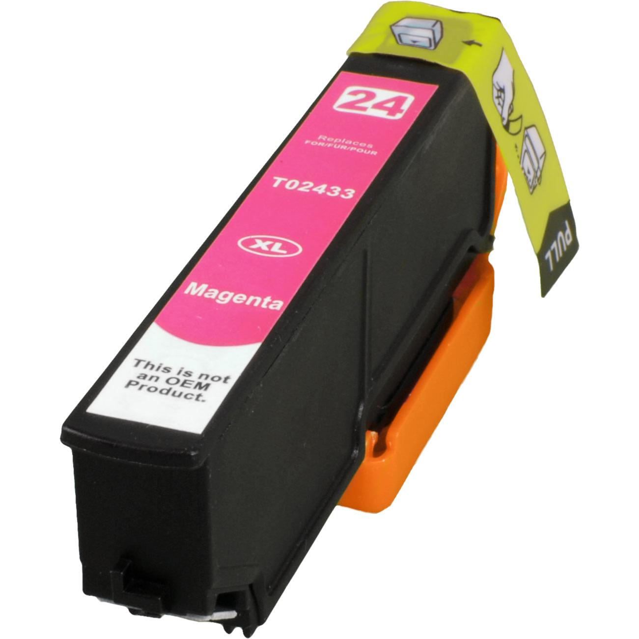 Ampertec, Druckerpatrone, Tinte ersetzt Epson C13T24334010 magenta 24XL (M)