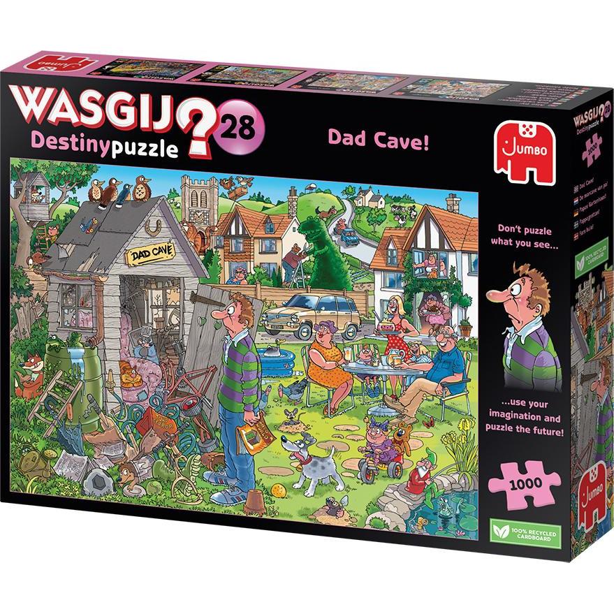 Thumbnail - Jumbo Rätsel Wasgij 28 Mancave Von Papa! 1000 Stück (1000 Teile)