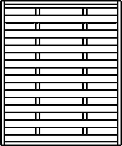 Produktbild Larus Dichtzaun gerade