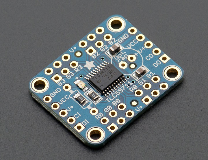 Actual product image Adafruit 12-Channel 16-bit PWM LED Driver SPI TLC59711 (Various)