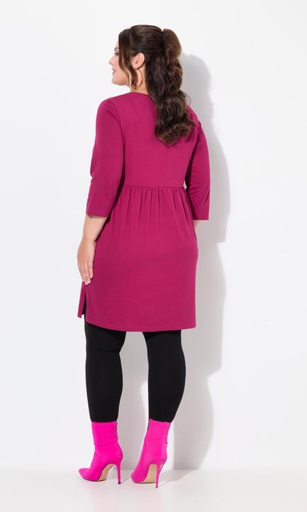 Actual product image Ulla Popken Empire Waist Patch Pocket Knit Tunic (50, 52)