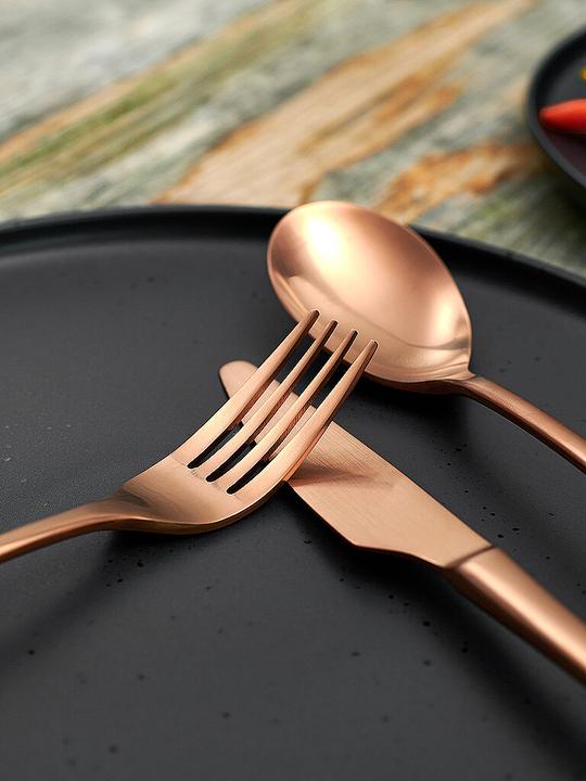 Image du produit Berndorf Couverts de table 20pcs ONTARIO PVD cuivre (20 pièce(s), Set de couverts)