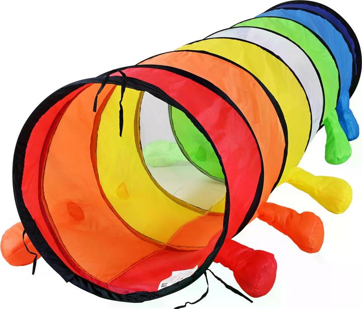 Actual product image Knorrtoys Play tunnel "Colourful" caterpillar