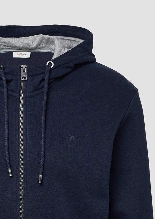 Actual product image S.Oliver Sweatshirt Jacke Sweatshirt-Jacke mit Kapuze und Logo (XXL)