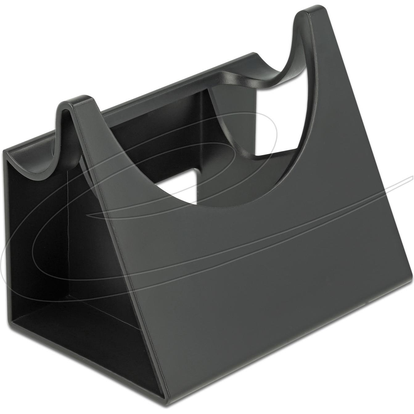 Delock Supporto da scrivania per Echo Dot 3rd Gen., Nero (1 pz., Cavalletto), Stativo + Montaggio a muro per altoparlanti, Nero