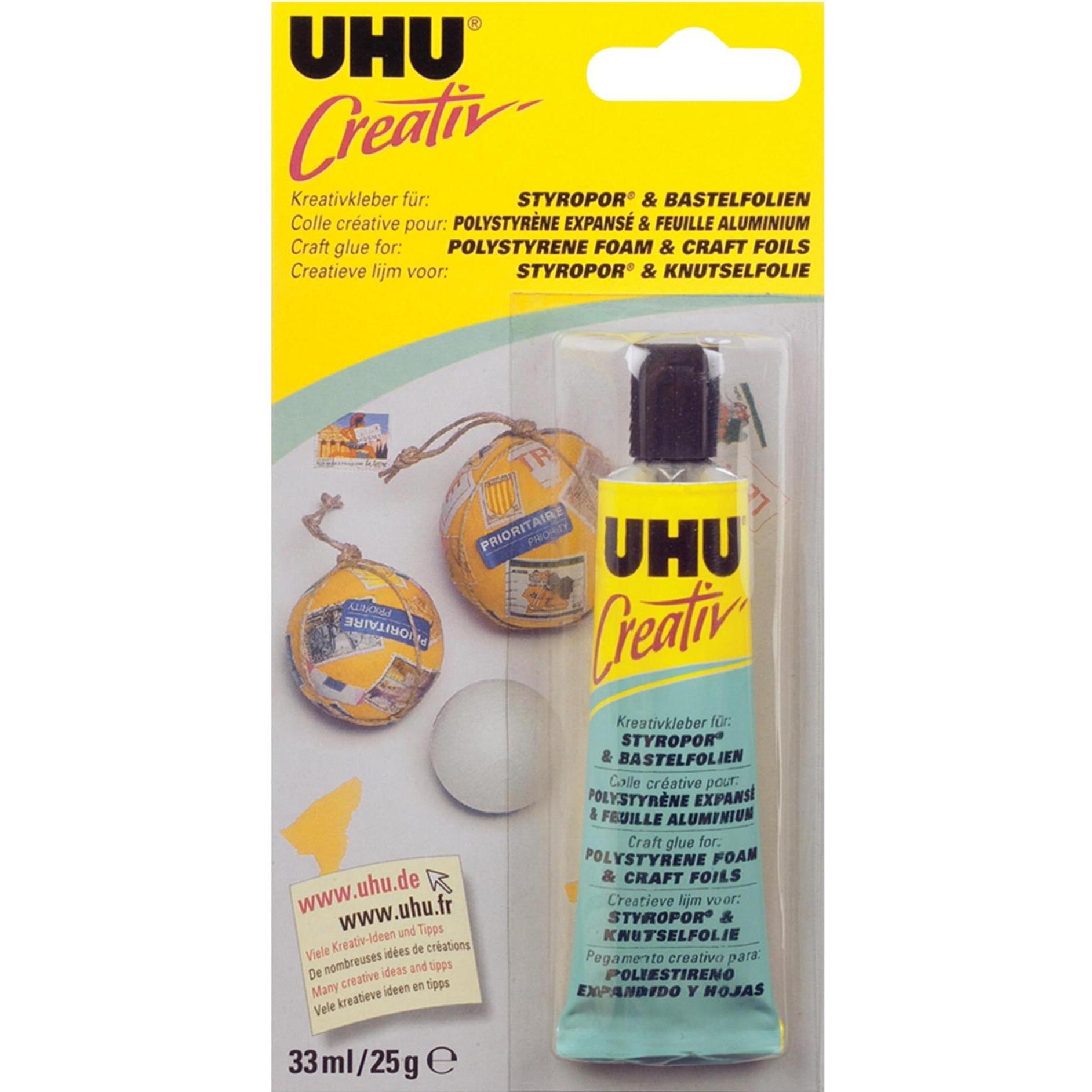 UHU, Klebstoff, Creativ Styropor 33ml TBL (40 g, 33 ml)