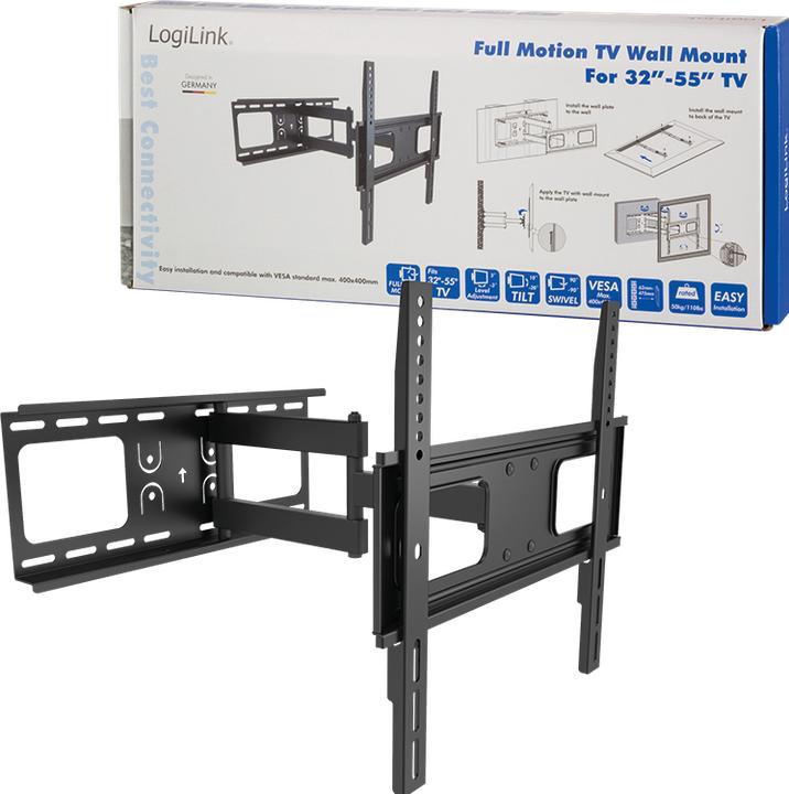 Immagine prodotto LogiLink Montaggio a parete (Muro, 55", 50 kg)