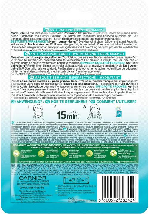 Actual product image Garnier Pure