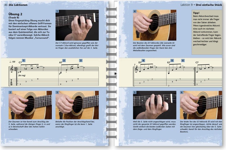 Produktbild Fingerpicking - Der Komplettkurs (Deutsch, Phil Capone, 2011)