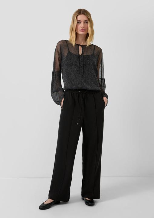 Actual product image S.Oliver Hose Fliessende Hose mit geradem Bein und Elastikbund (Frequency band 38 (2600 MHz))