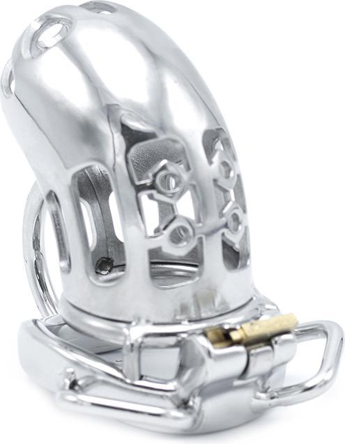 Kiotos Steel Belted Chastity Device with Ball Divider