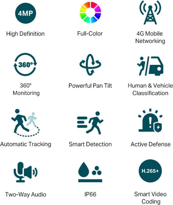 Immagine prodotto TP-Link VIGI C540-4G (2560 x 1440 Pixels)