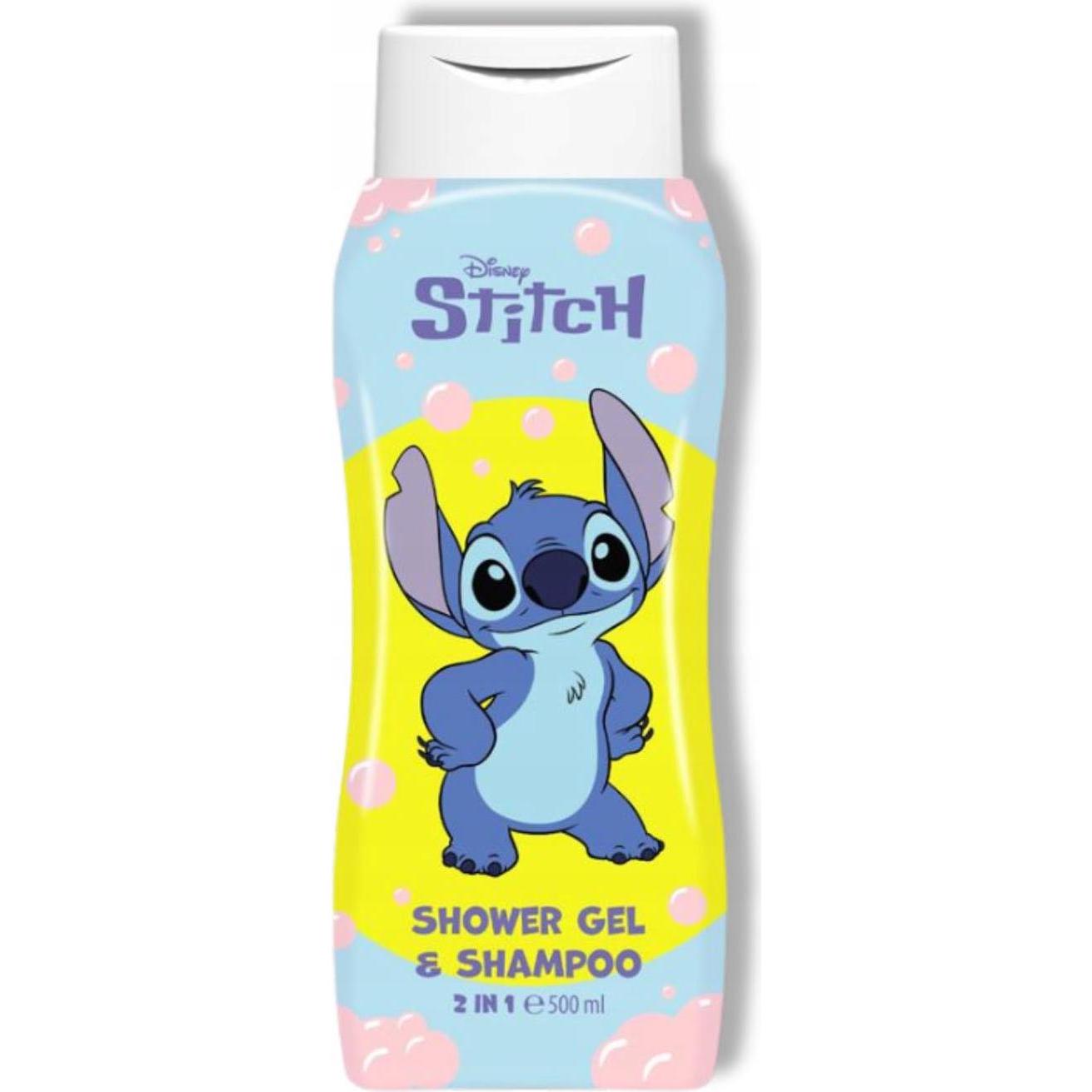 Air-Val, Gel doccia, Air Val Disney Stitch 2in1 Shower Gel And Shampoo For Children 500ml