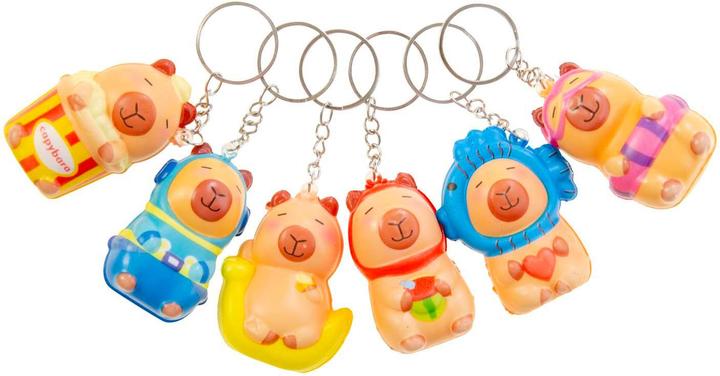 Actual product image Duckiez Porte Cle Squishy Capybara 5 cm