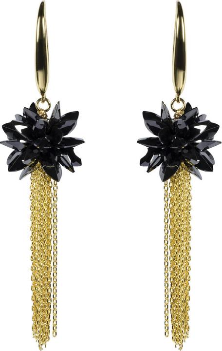 Produktbild Uzurii Black Flower Fall Ohrringe (925er Sterlingsilber)