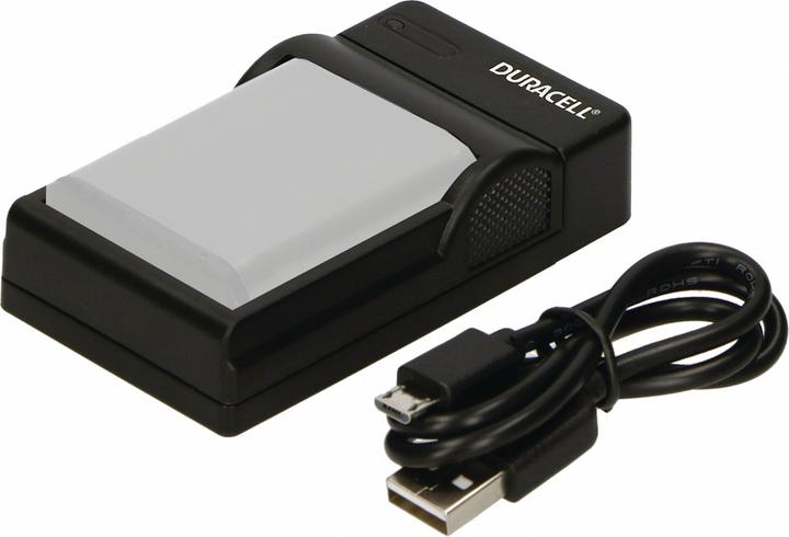 Actual product image Duracell Charger with USB cable for DRNEL23/EN-EL23 (Camera battery charger)