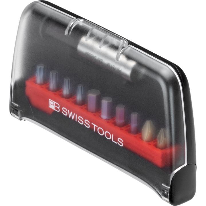 Actual product image PB Swiss Tools Bit set PB C6 700 BC 2PH 4EX 4TX (HX 6, PH1, HX 3, TX20, TX25, HX 4, PH2, HX 5, TX15, TX10)