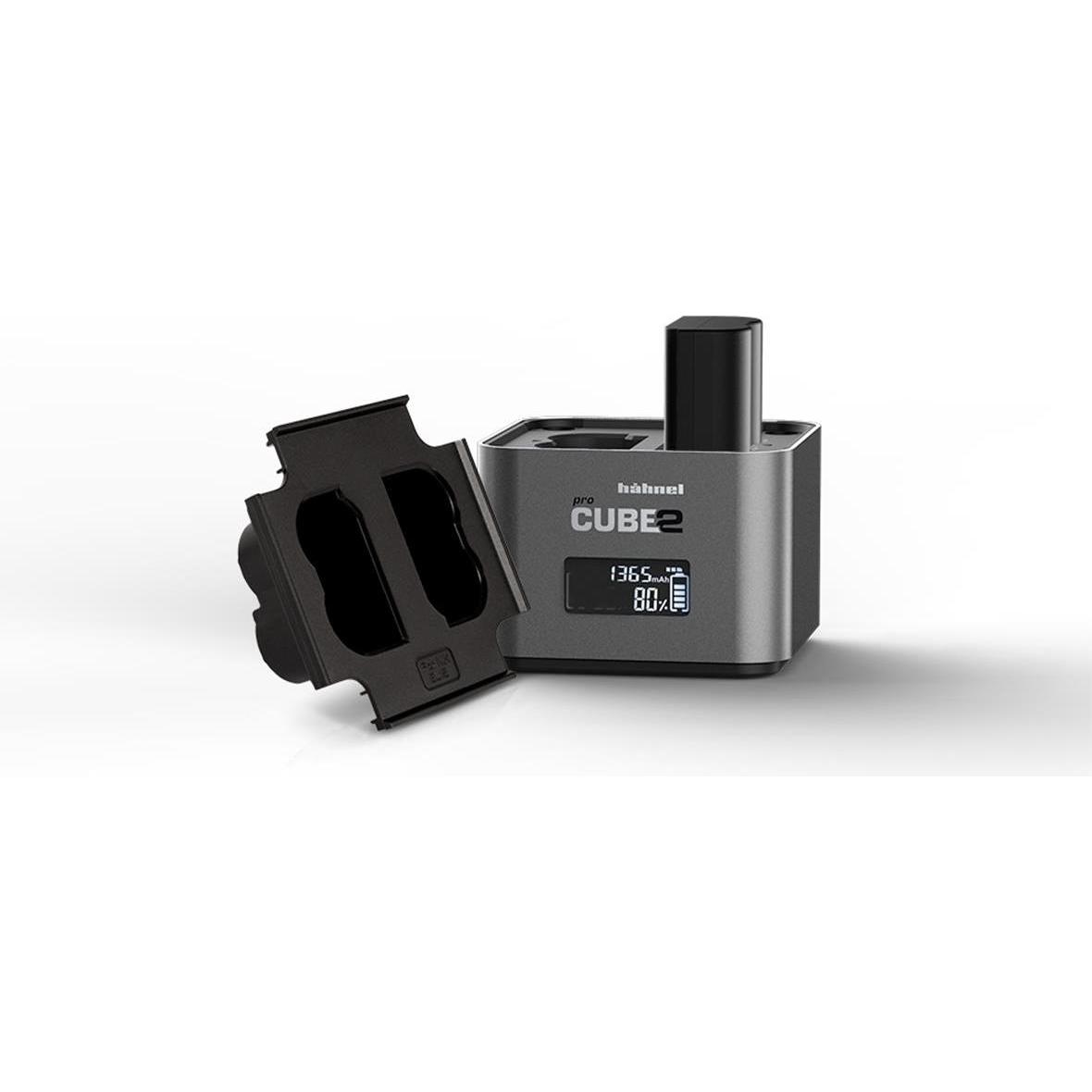 Hähnel Piastra ProCUBE 2 per caricabatterie per fotocamere Nikon EN-EL15 (Caricabatterie per fotocamere), Alimentatore fotocamera