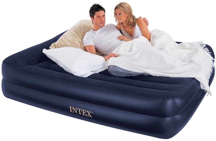 Produktbild Intex Queen Pillow Rest Raised Airbed Kit (160 x 200 cm)
