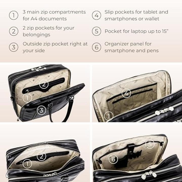 Produktbild Time Resistance Valigetta in Pelle (15")