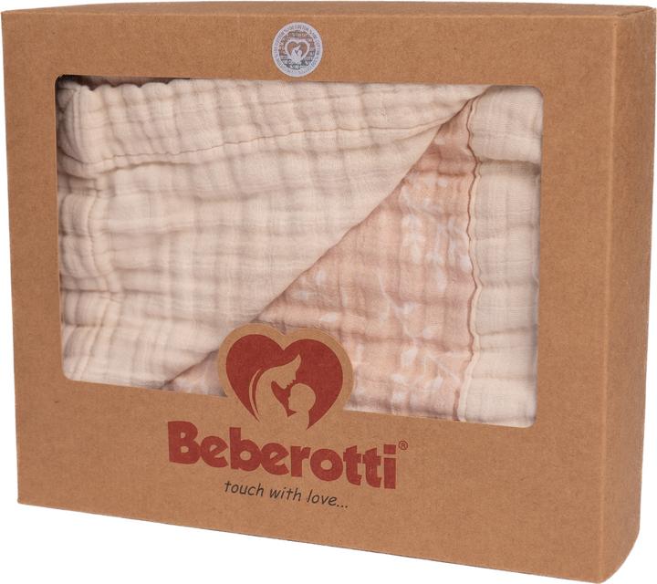 Produktbild Beberotti Organic 4-lagige doppelseitige Musselindecke (145 x 100 cm)