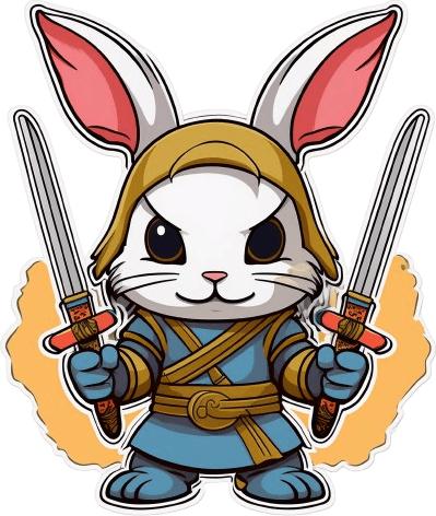 Image du produit Bügelbilder Bügelbild Psycho Bunny (1 pcs)