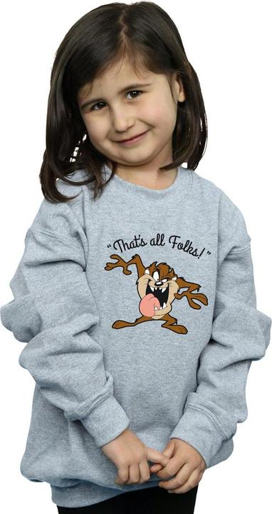 Produktbild Looney Tunes Taz That's All Folks Sweatshirt Mädchen (128)