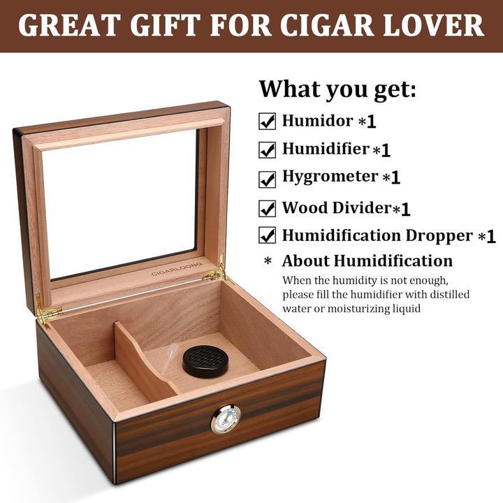 Immagine prodotto Cigarloong Zigarren Humidor (50)
