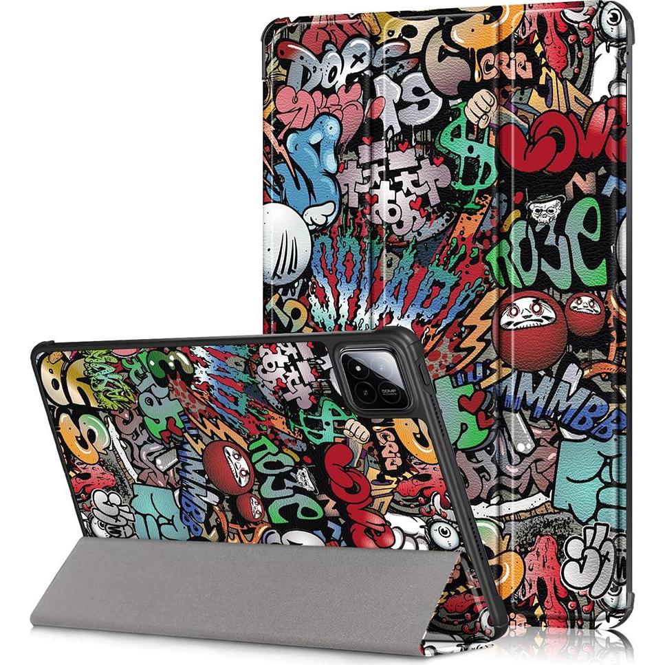 Techsuit - FoldPro - Xiaomi Pad 7 / 7 Pro - Urban Vibe (Xiaomi Pad 7, Xiaomi Pad 7 Pro), Cover tablet, Multicolore