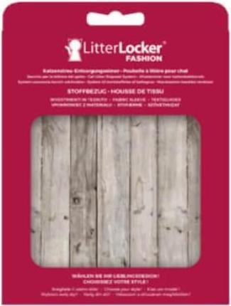 Image du produit LitterLocker Corbeille à papier Couverture en tissu Bois