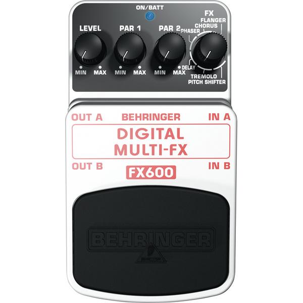 Behringer FX600 Efekt gitarowy, Effektpedal, Schwarz, Grau