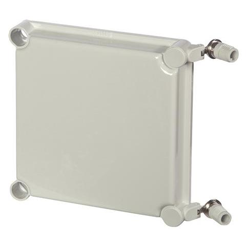 Fibox Grigio Ekh 30-G-2Fsh Coperchio Dell'involucro Coperchio (L X L X A) 190 X 190 X 30 Mm Policarbonato, Accessori Di Elettronica + Alloggiamento,