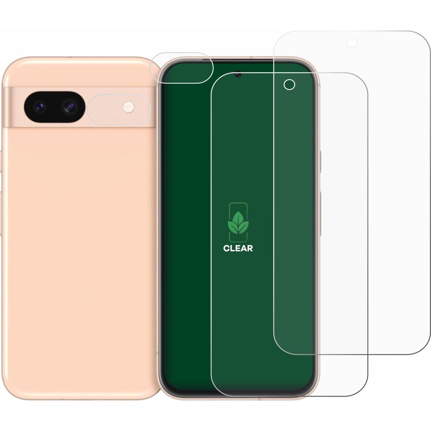 Thumbnail - ScreenLeaf Schutzfolie nachhaltiger Displayschutz Displayschutzfolie Folie Klar Transparent (2 Stück, Google Pixel 8a), ...