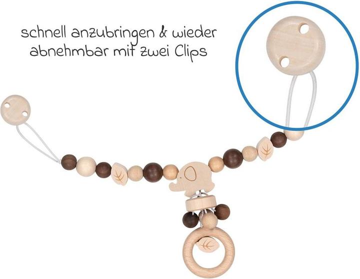 Actual product image Goki Kinderwagenkette Elefant