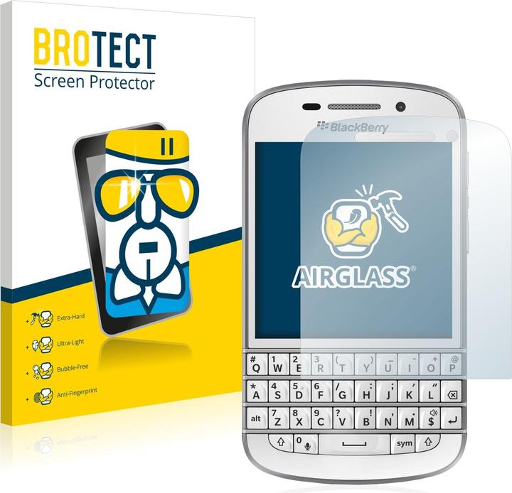 Actual product image BROTECT AirGlass Glass (1 pcs., Blackberry Q10)