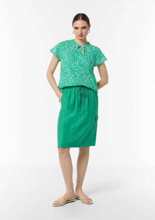 Image du produit Comma Bluse Blusenshirt mit All-over-Print (38)