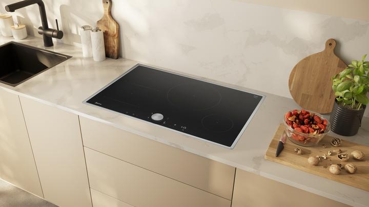 Actual product image Neff N 90, Induction hob, 80 cm, Black, With overlying frame, T58STS1L0 (80.20 cm, Induction hob)